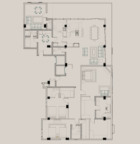 3 chambres penthouse